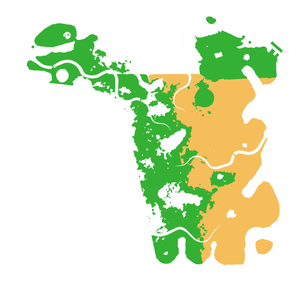 Biome Rust Map: Procedural Map, Size: 4200, Seed: 1594911690