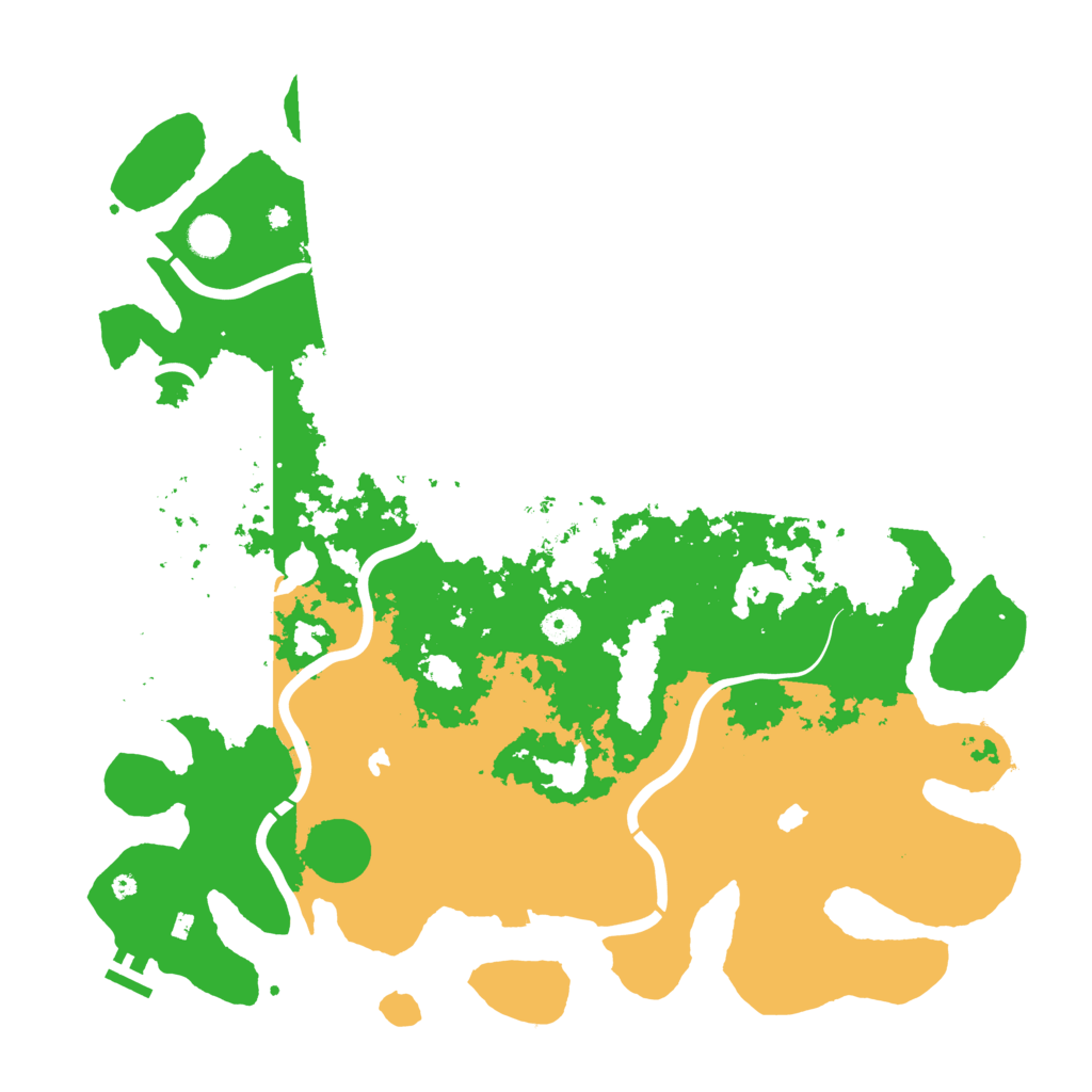 Biome Rust Map: Procedural Map, Size: 4500, Seed: 81476881