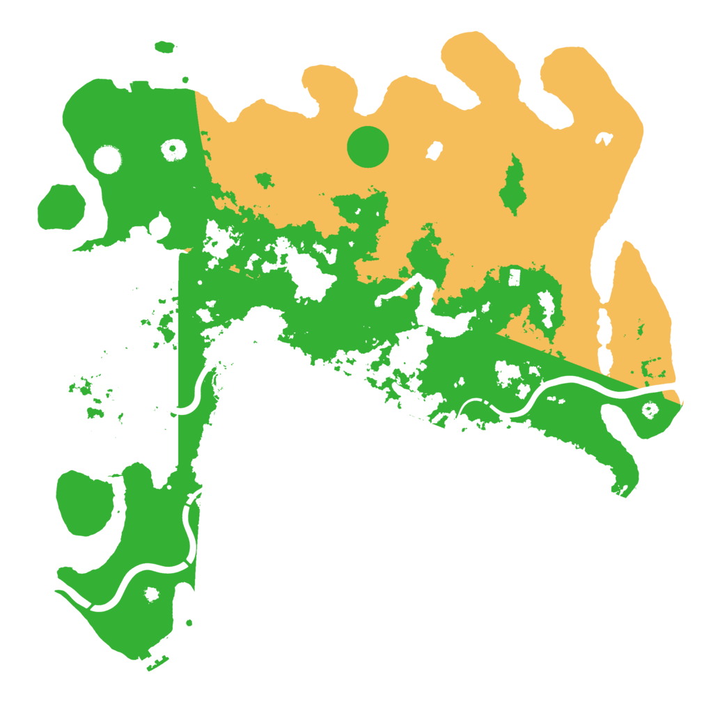 Biome Rust Map: Procedural Map, Size: 4500, Seed: 1361385234