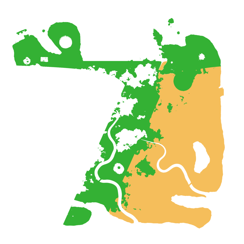 Biome Rust Map: Procedural Map, Size: 3500, Seed: 1827235978