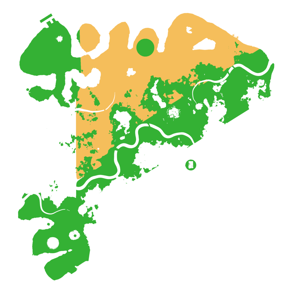 Biome Rust Map: Procedural Map, Size: 4500, Seed: 420185915