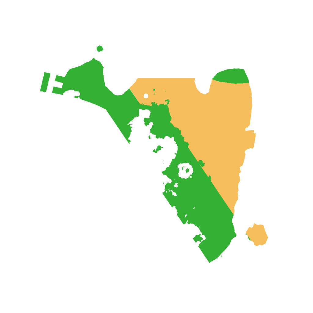 Biome Rust Map: Procedural Map, Size: 2000, Seed: 970781751