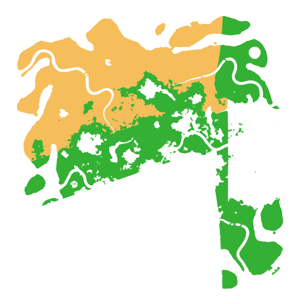 Biome Rust Map: Procedural Map, Size: 4500, Seed: 784952715