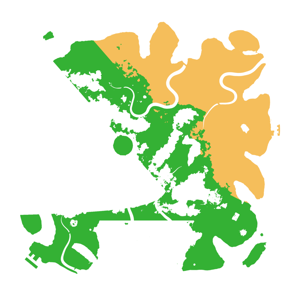 Biome Rust Map: Procedural Map, Size: 4000, Seed: 12603