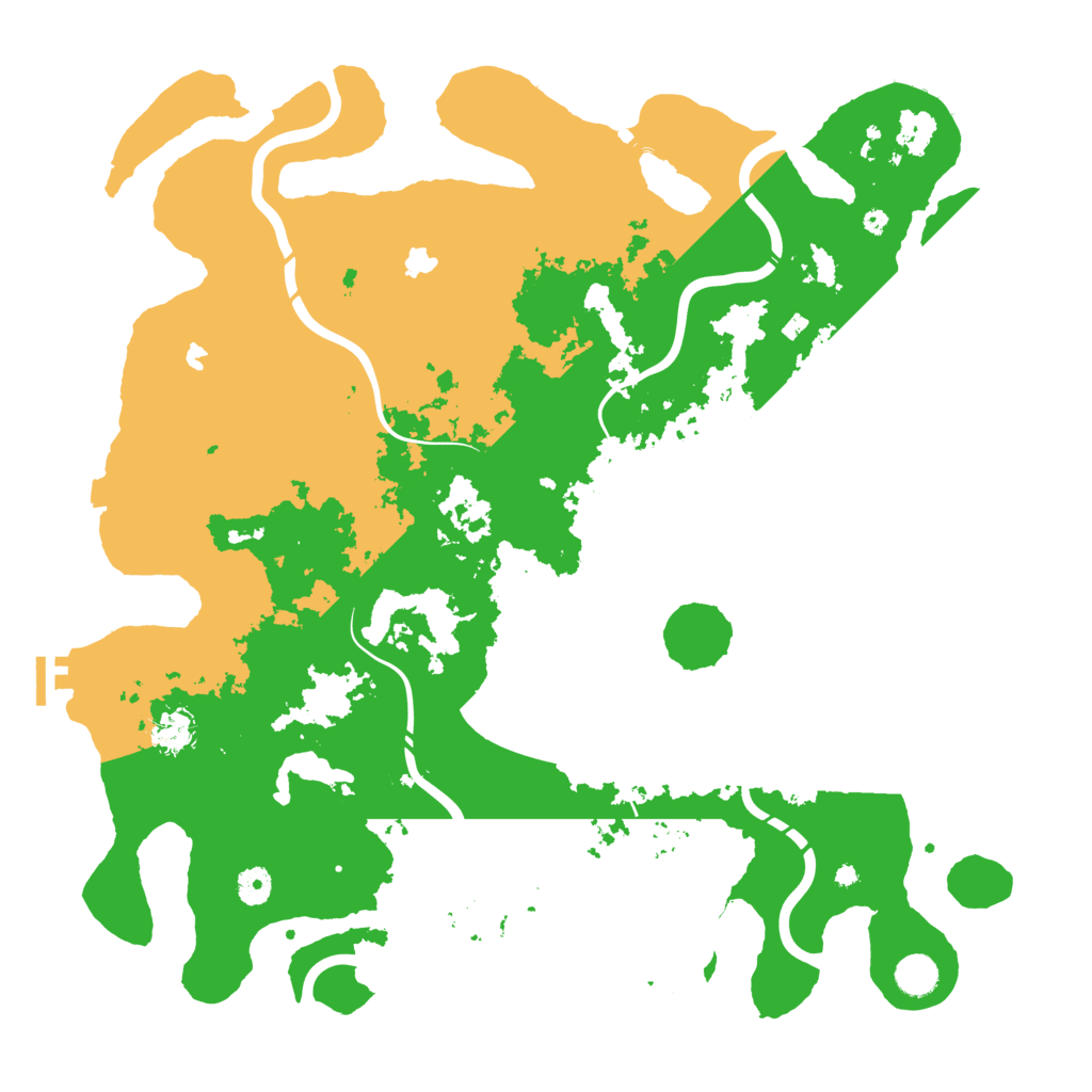 Biome Rust Map: Procedural Map, Size: 4500, Seed: 15687341