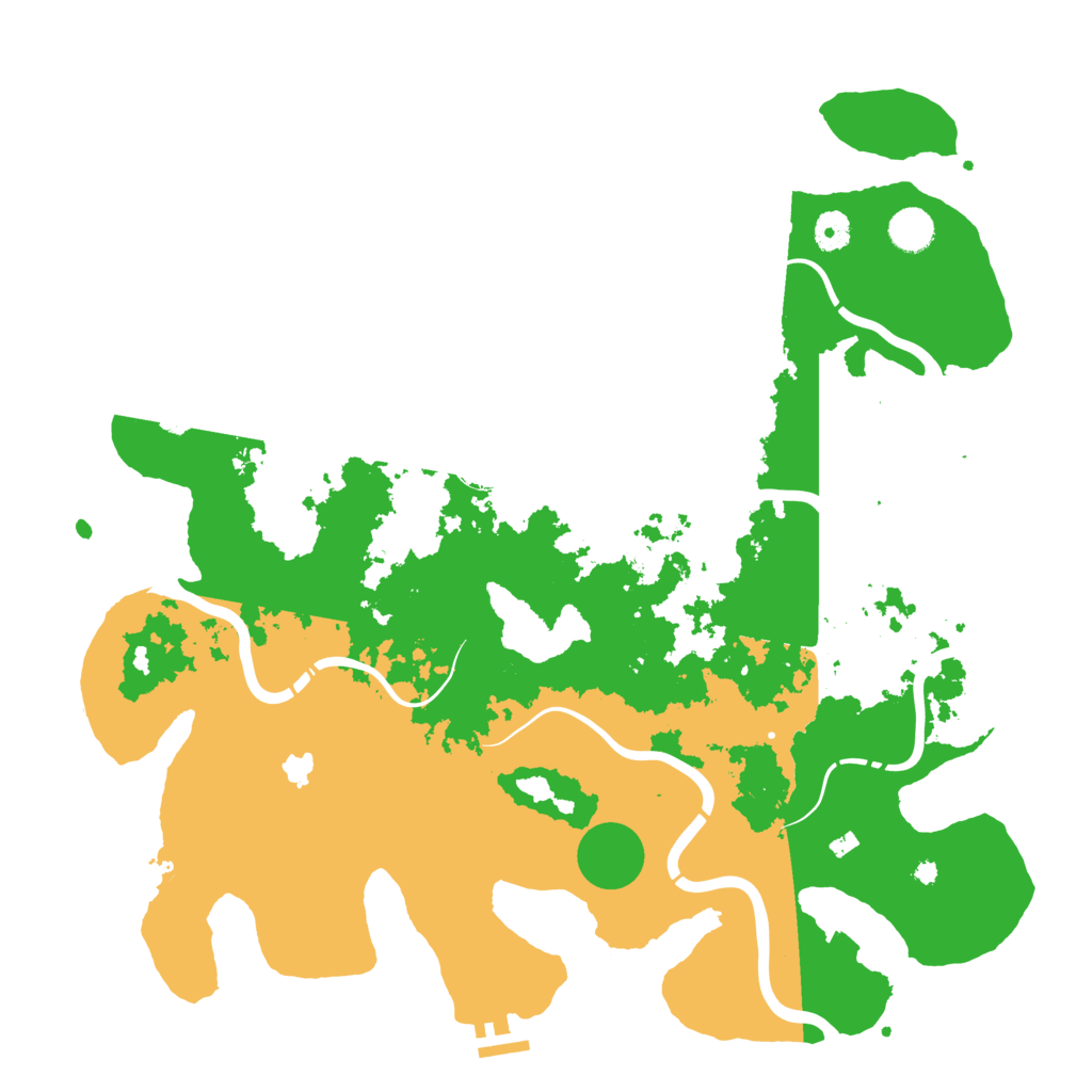 Biome Rust Map: Procedural Map, Size: 4300, Seed: 92345524