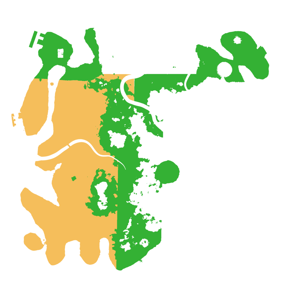 Biome Rust Map: Procedural Map, Size: 3500, Seed: 3648269