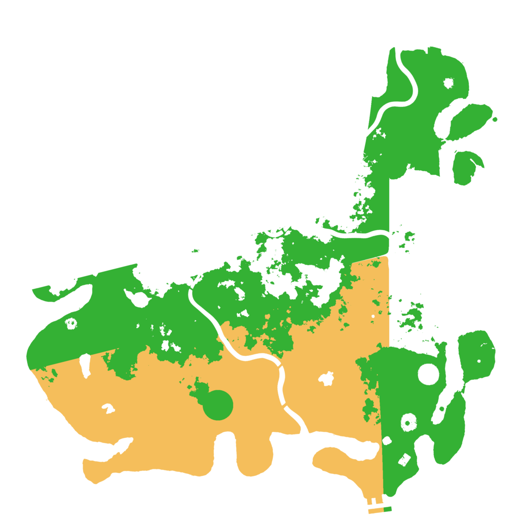 Biome Rust Map: Procedural Map, Size: 4500, Seed: 110634029