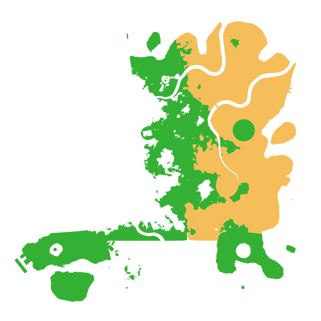 Biome Rust Map: Procedural Map, Size: 3850, Seed: 12042025