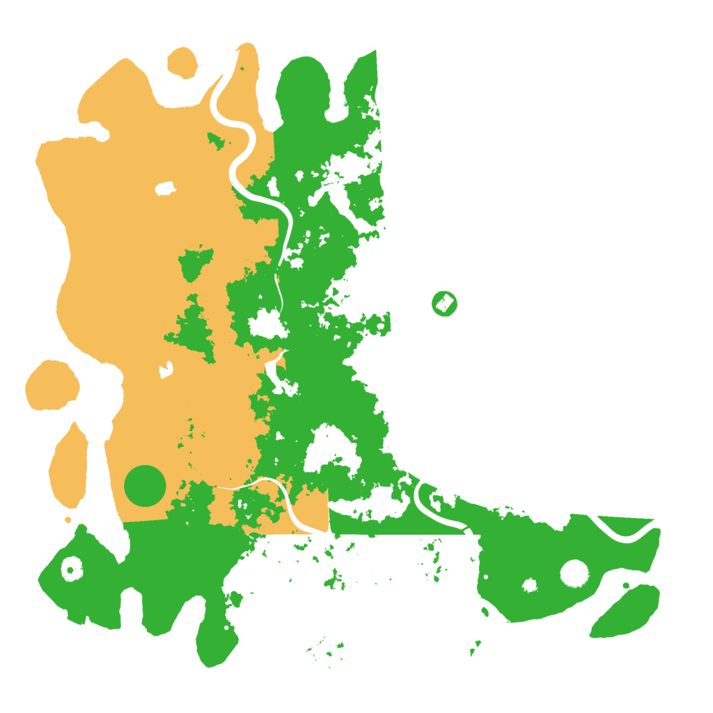 Biome Rust Map: Procedural Map, Size: 4500, Seed: 116498636