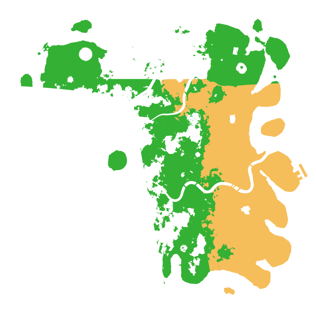 Biome Rust Map: Procedural Map, Size: 4500, Seed: 876643185