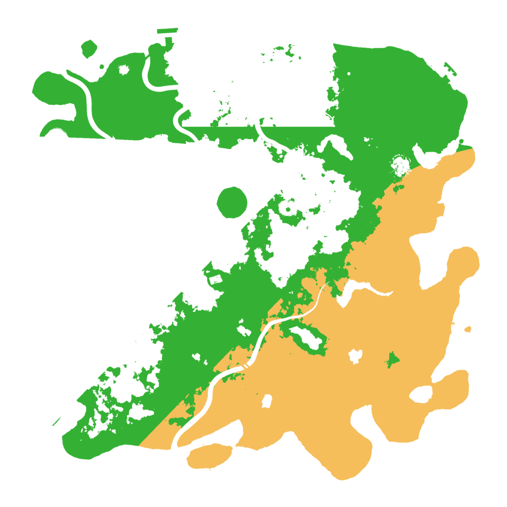Biome Rust Map: Procedural Map, Size: 4500, Seed: 299069278