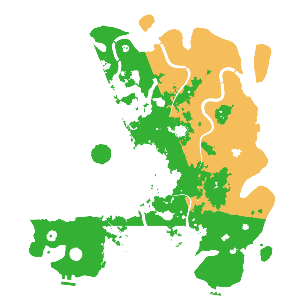 Biome Rust Map: Procedural Map, Size: 4250, Seed: 705400449
