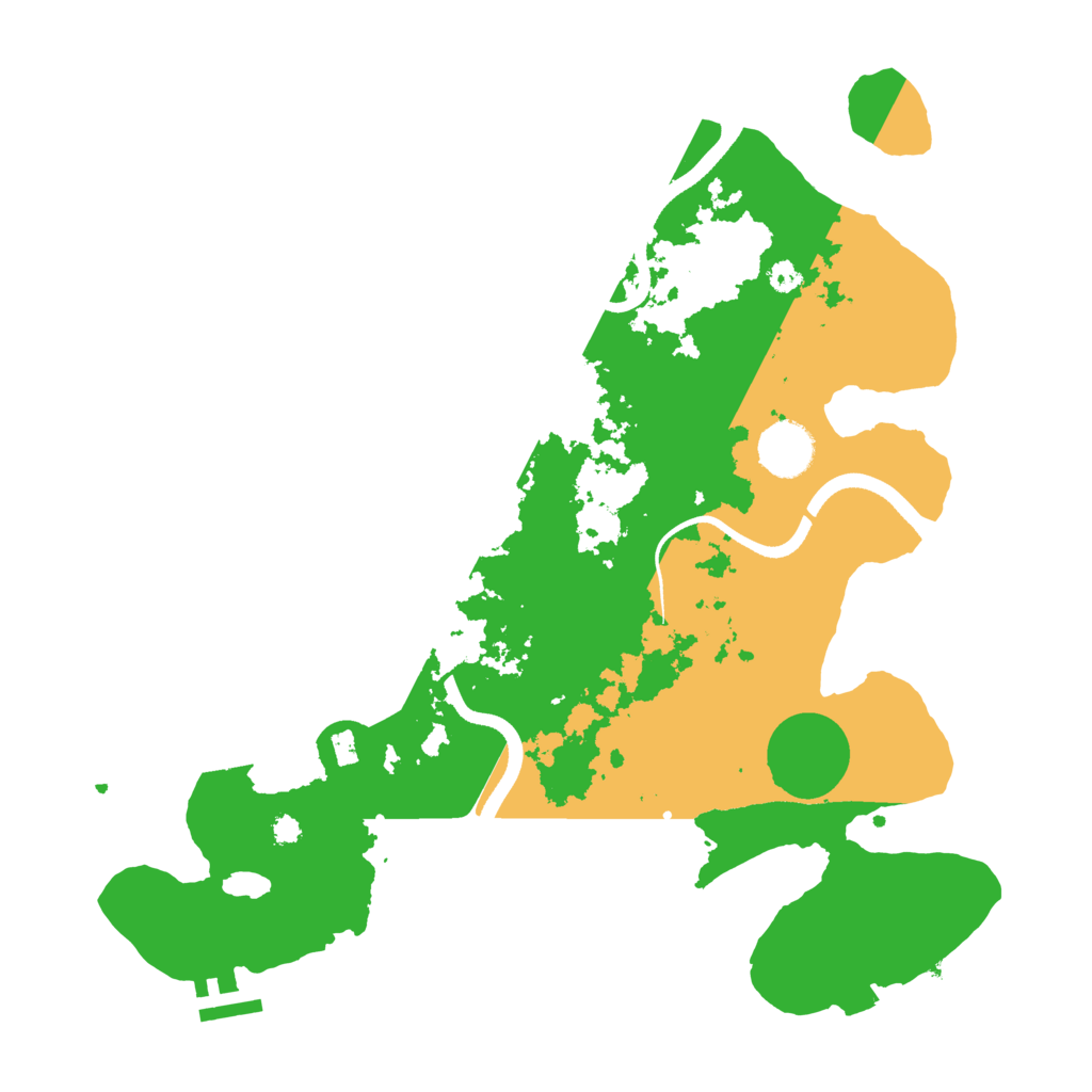 Biome Rust Map: Procedural Map, Size: 3500, Seed: 169722