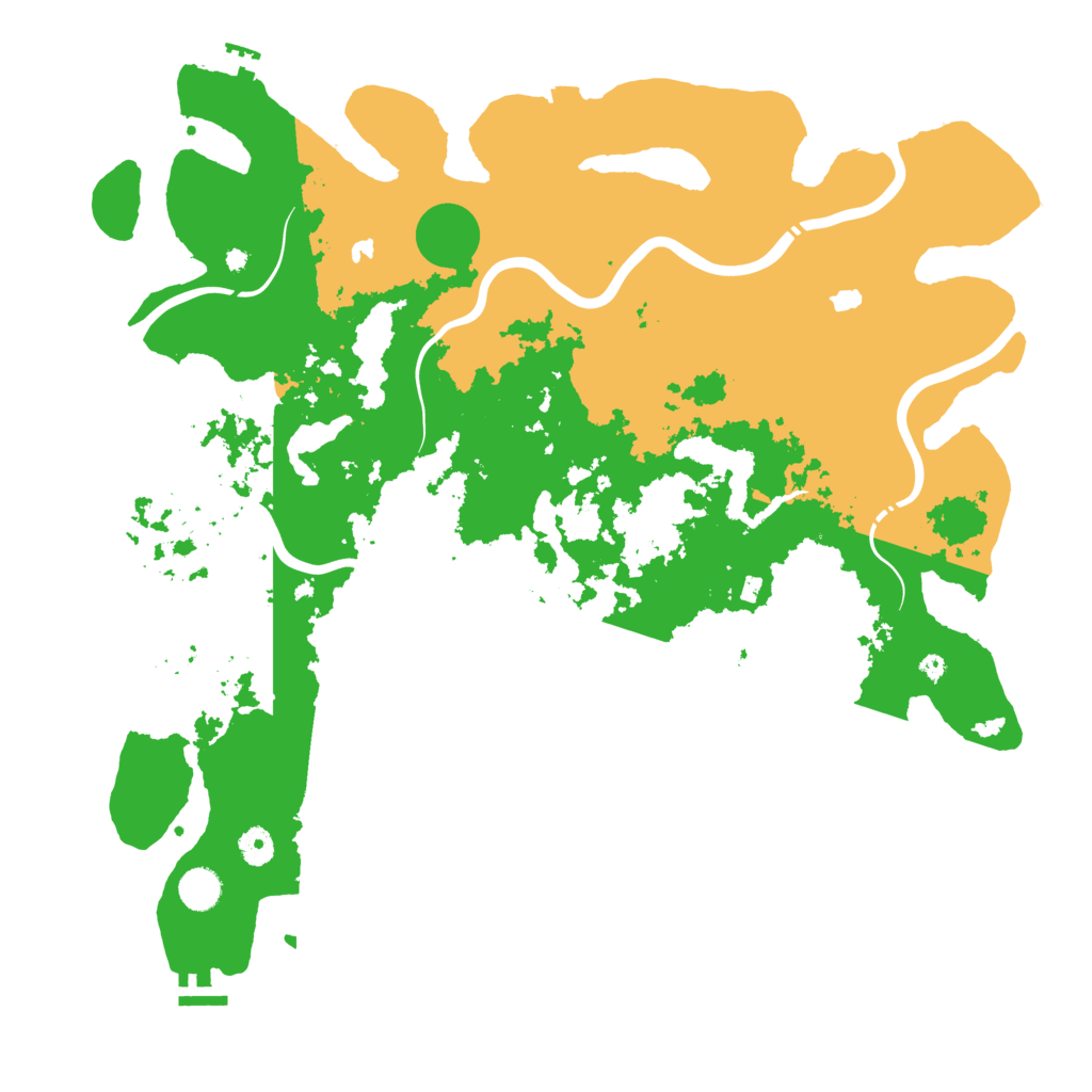 Biome Rust Map: Procedural Map, Size: 4500, Seed: 1532321219