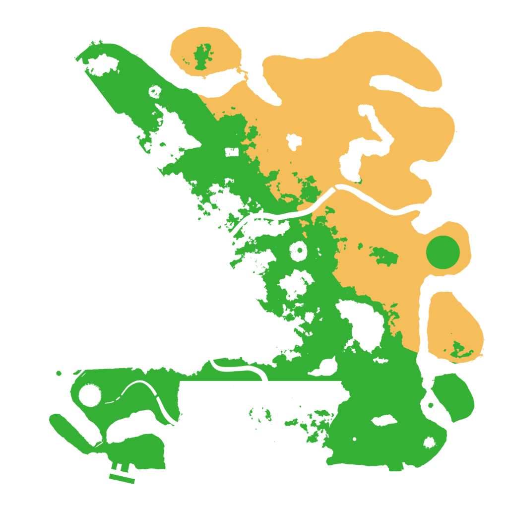 Biome Rust Map: Procedural Map, Size: 4000, Seed: 65368765