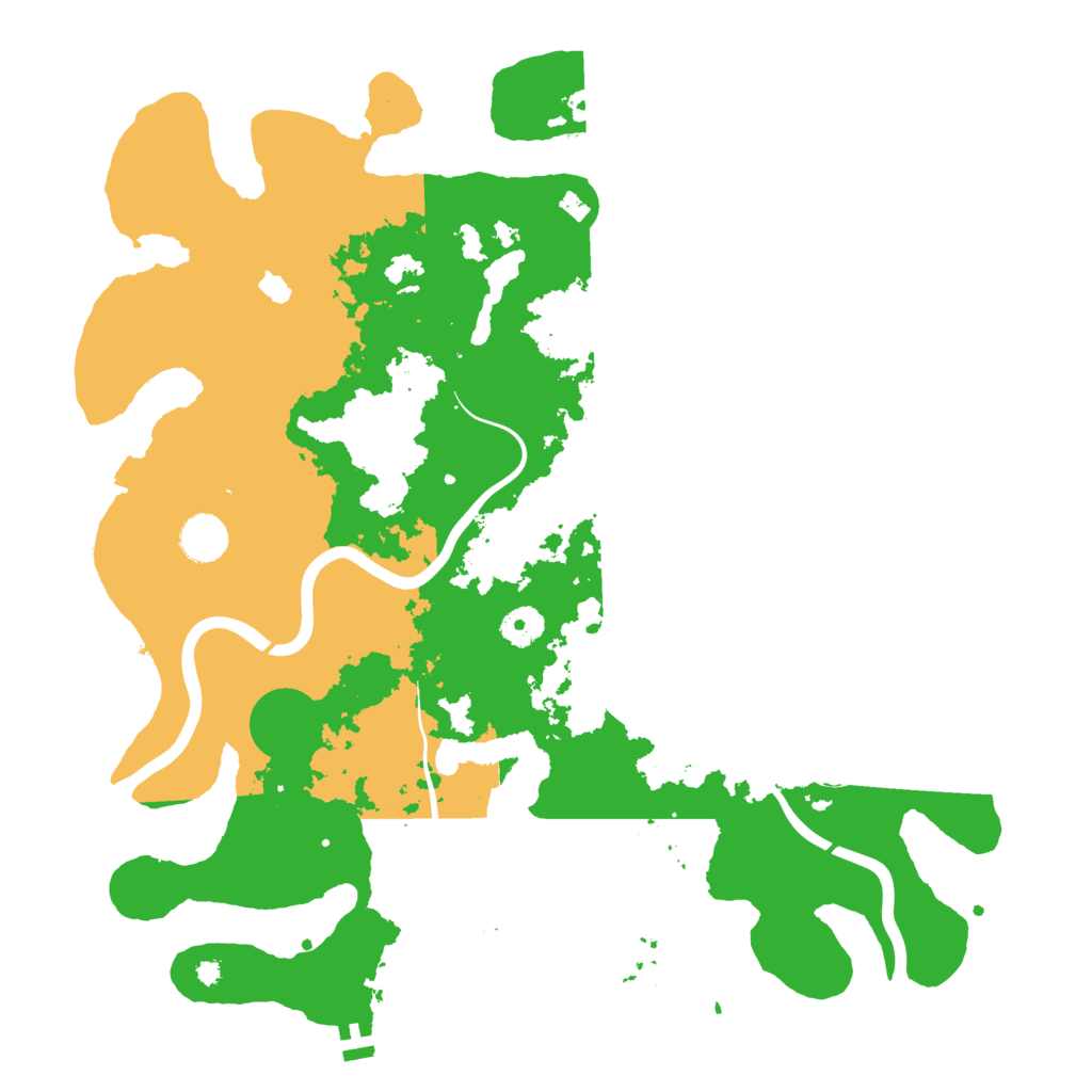 Biome Rust Map: Procedural Map, Size: 4000, Seed: 34176