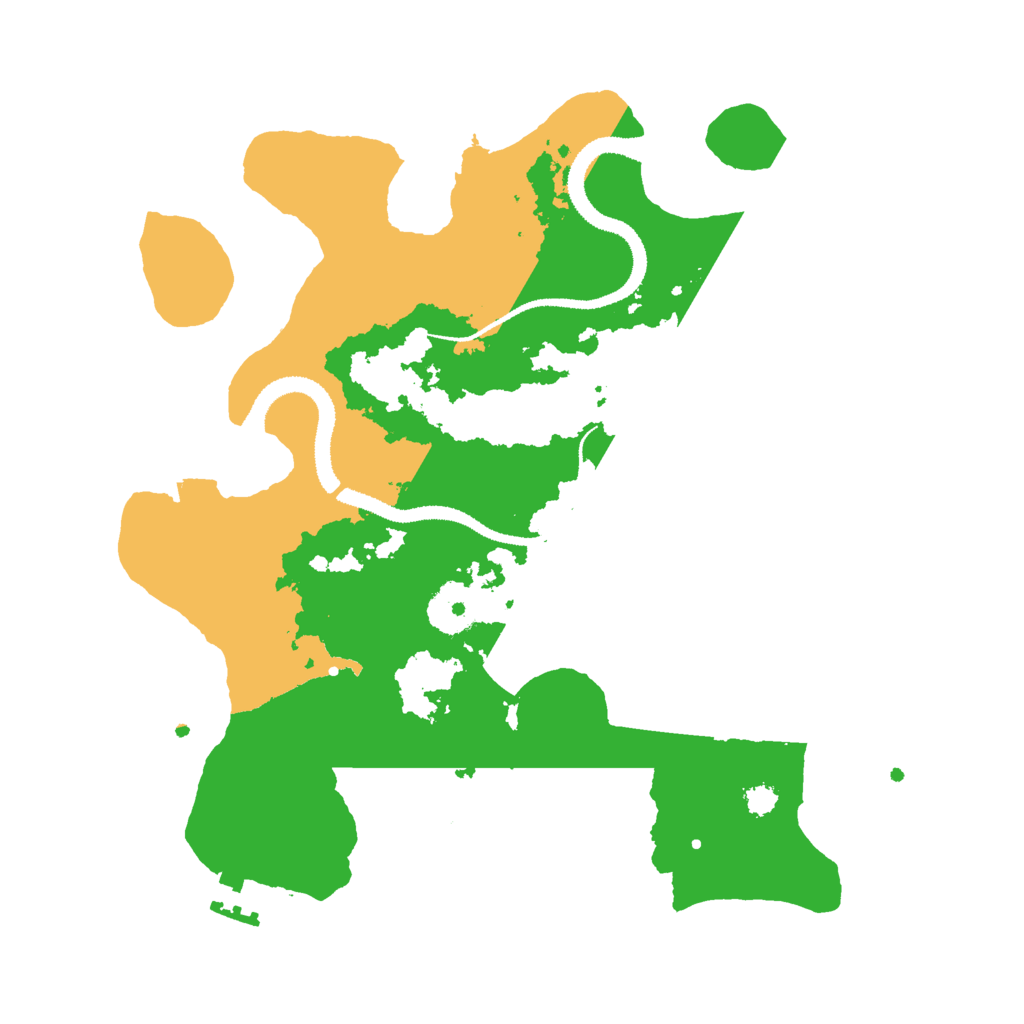 Biome Rust Map: Procedural Map, Size: 3000, Seed: 602050023