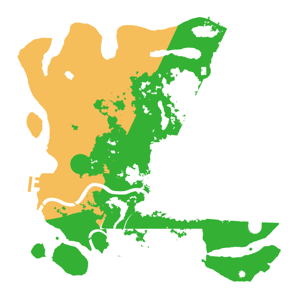 Biome Rust Map: Procedural Map, Size: 4000, Seed: 1456441810