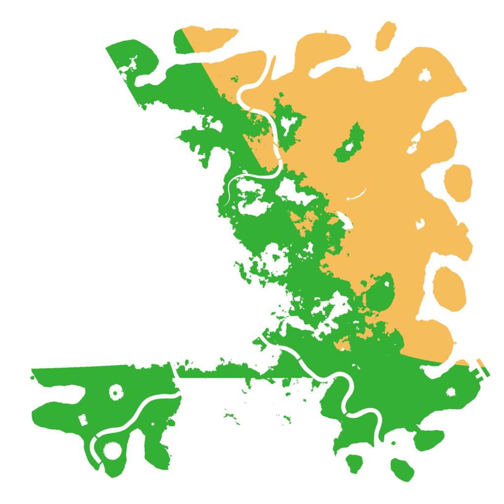 Biome Rust Map: Procedural Map, Size: 5000, Seed: 115562637