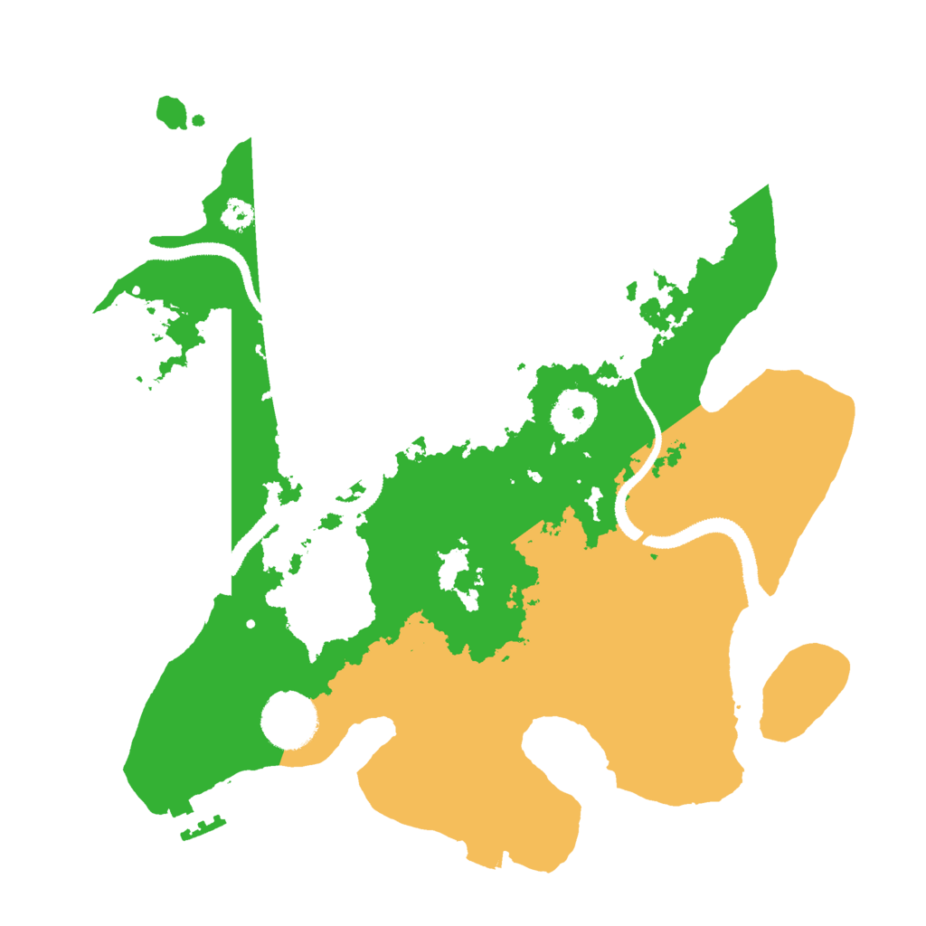 Biome Rust Map: Procedural Map, Size: 3000, Seed: 5671