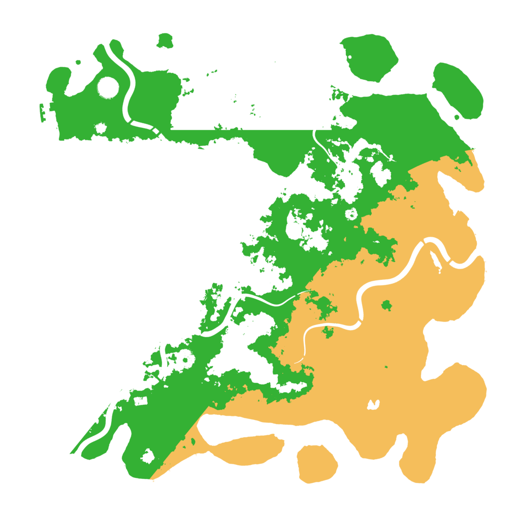 Biome Rust Map: Procedural Map, Size: 4250, Seed: 18357
