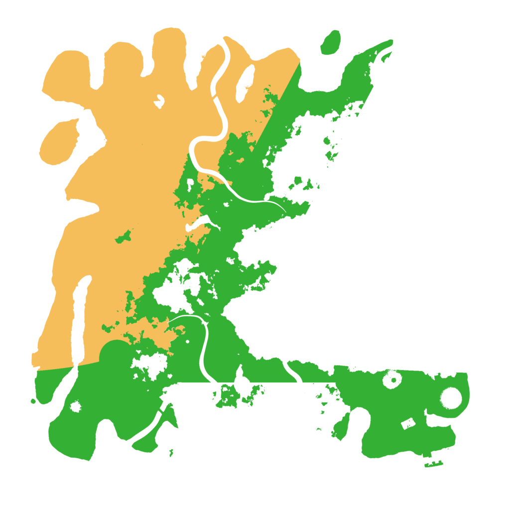 Biome Rust Map: Procedural Map, Size: 4200, Seed: 2534