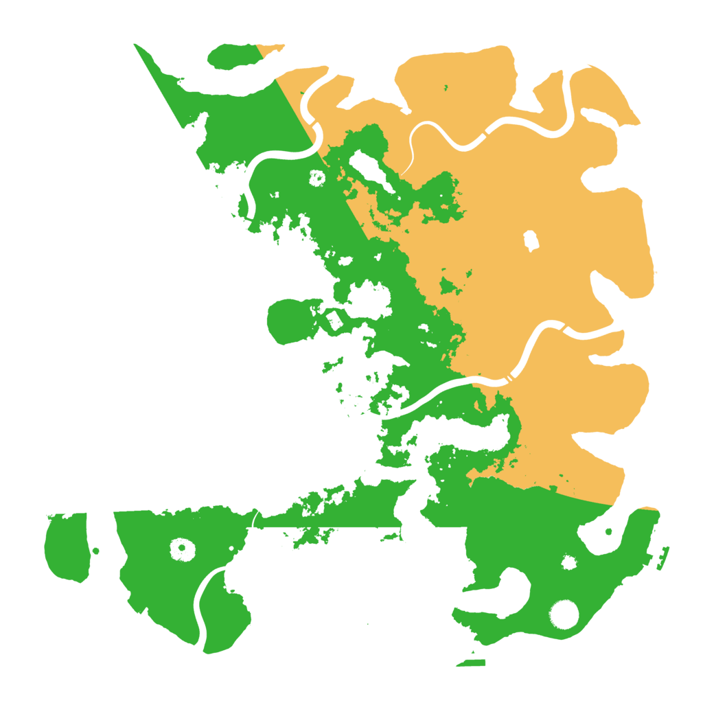 Biome Rust Map: Procedural Map, Size: 4250, Seed: 76889