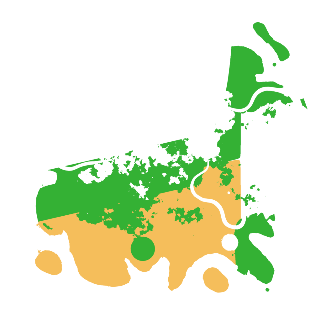 Biome Rust Map: Procedural Map, Size: 3500, Seed: 479217268
