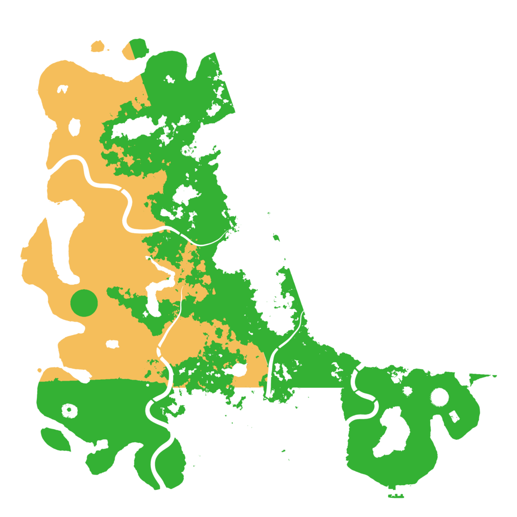 Biome Rust Map: Procedural Map, Size: 5000, Seed: 27754
