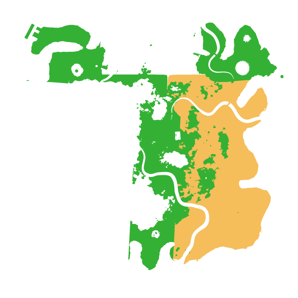 Biome Rust Map: Procedural Map, Size: 3750, Seed: 1620916445