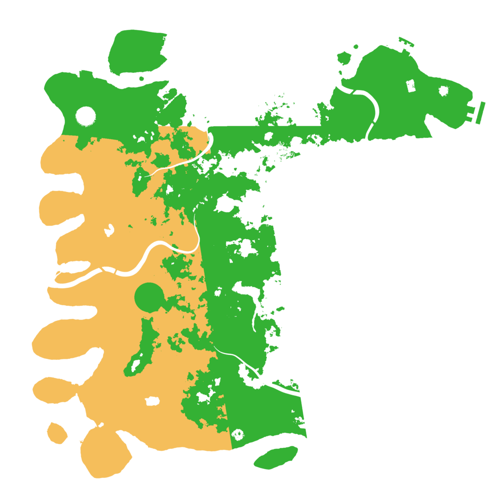 Biome Rust Map: Procedural Map, Size: 4500, Seed: 499088419