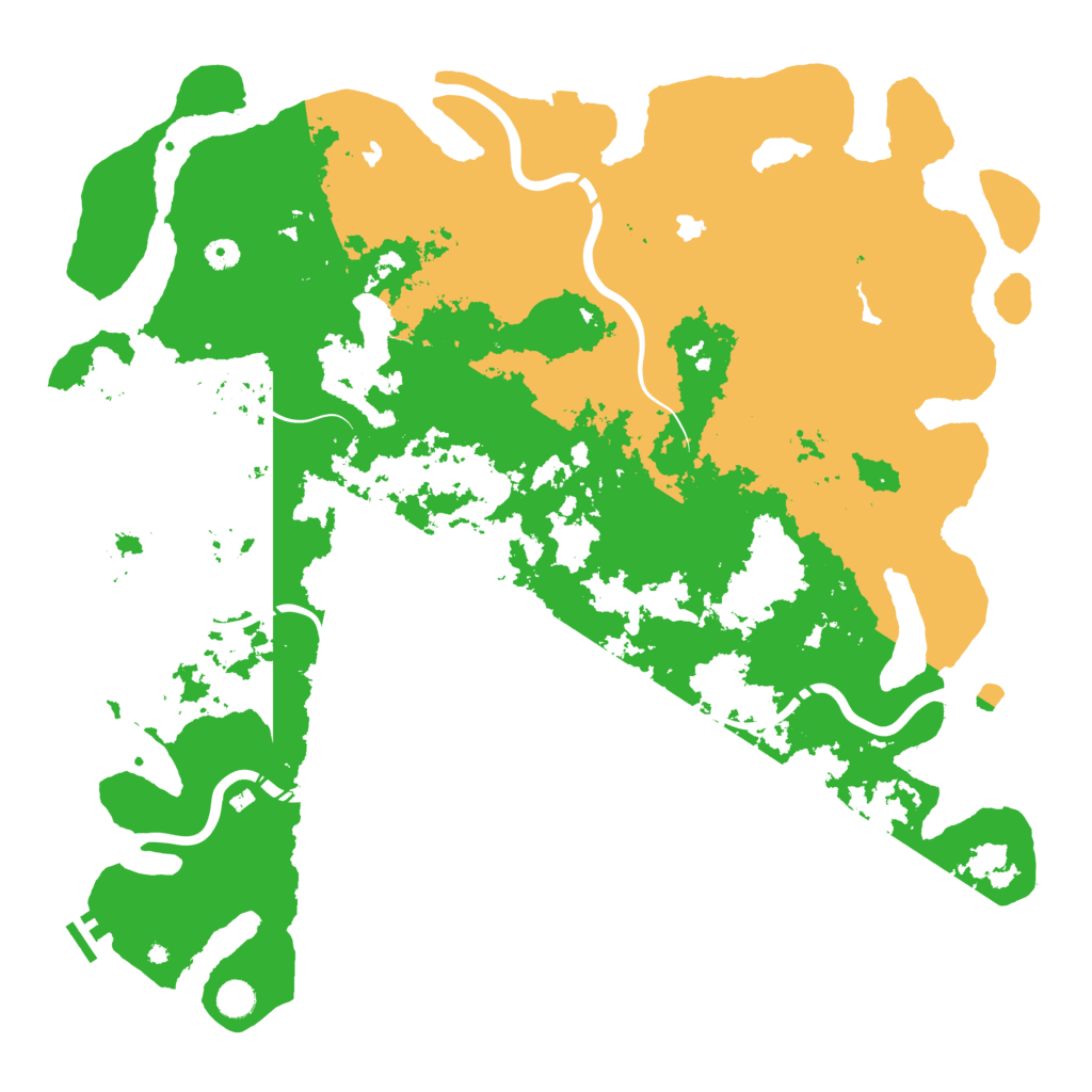Biome Rust Map: Procedural Map, Size: 5000, Seed: 10087