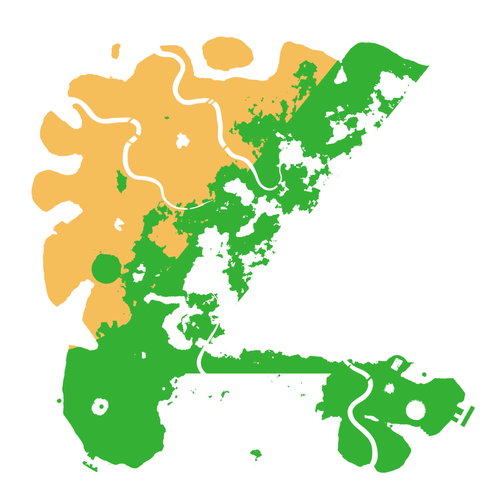 Biome Rust Map: Procedural Map, Size: 4500, Seed: 694590230