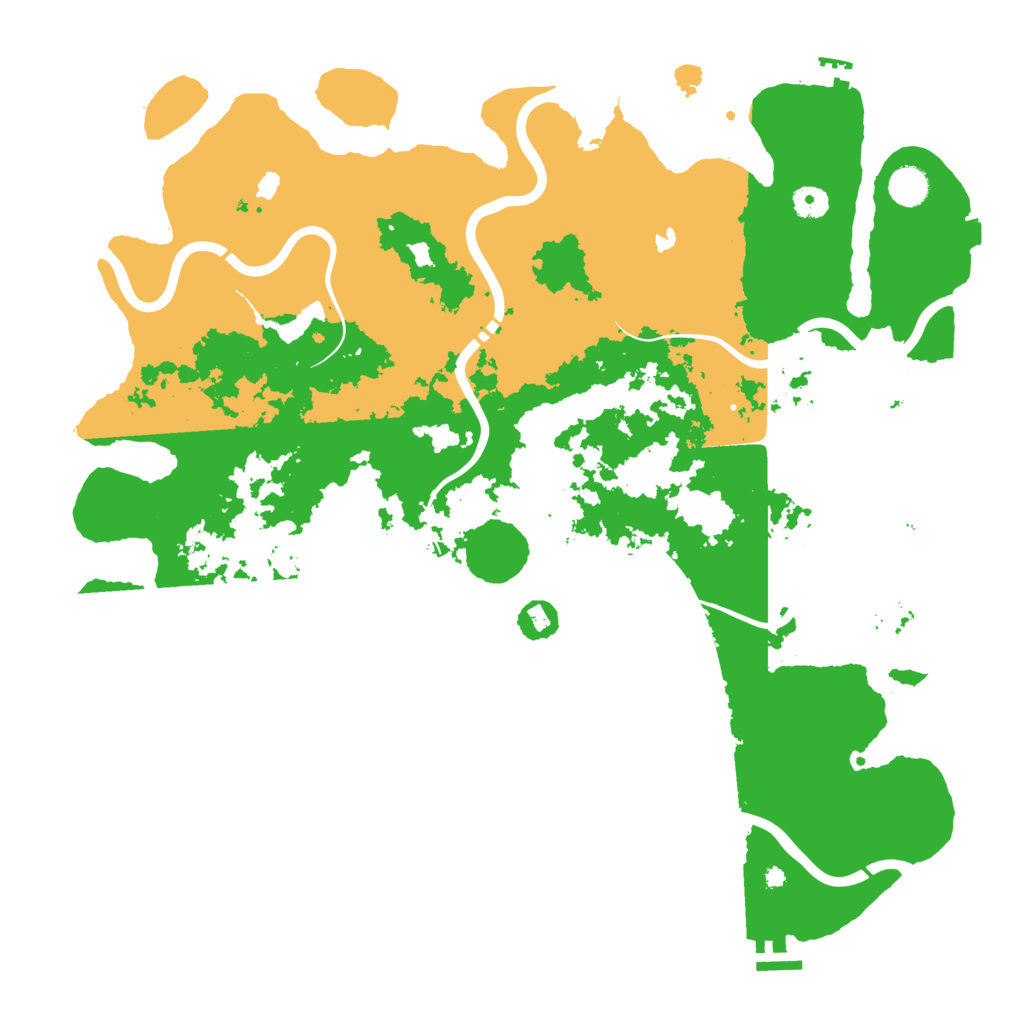 Biome Rust Map: Procedural Map, Size: 4500, Seed: 23560814
