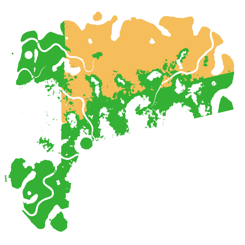 Biome Rust Map: Procedural Map, Size: 5500, Seed: 641841933