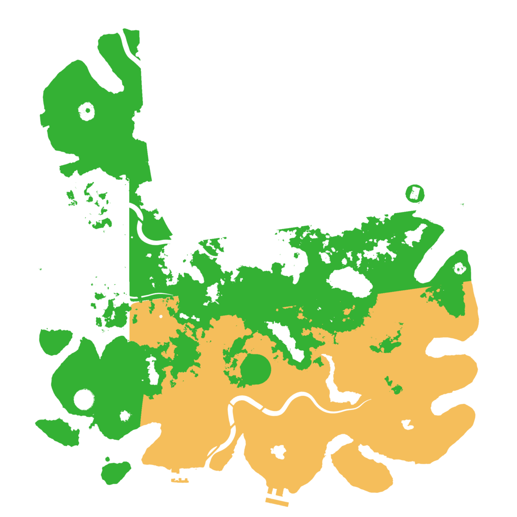 Biome Rust Map: Procedural Map, Size: 4500, Seed: 942604392