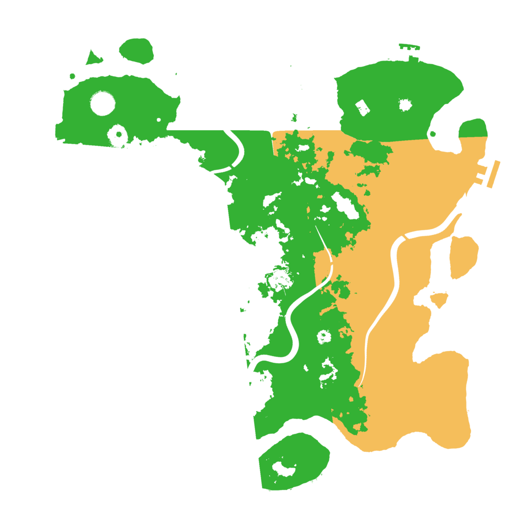 Biome Rust Map: Procedural Map, Size: 3750, Seed: 1788057031