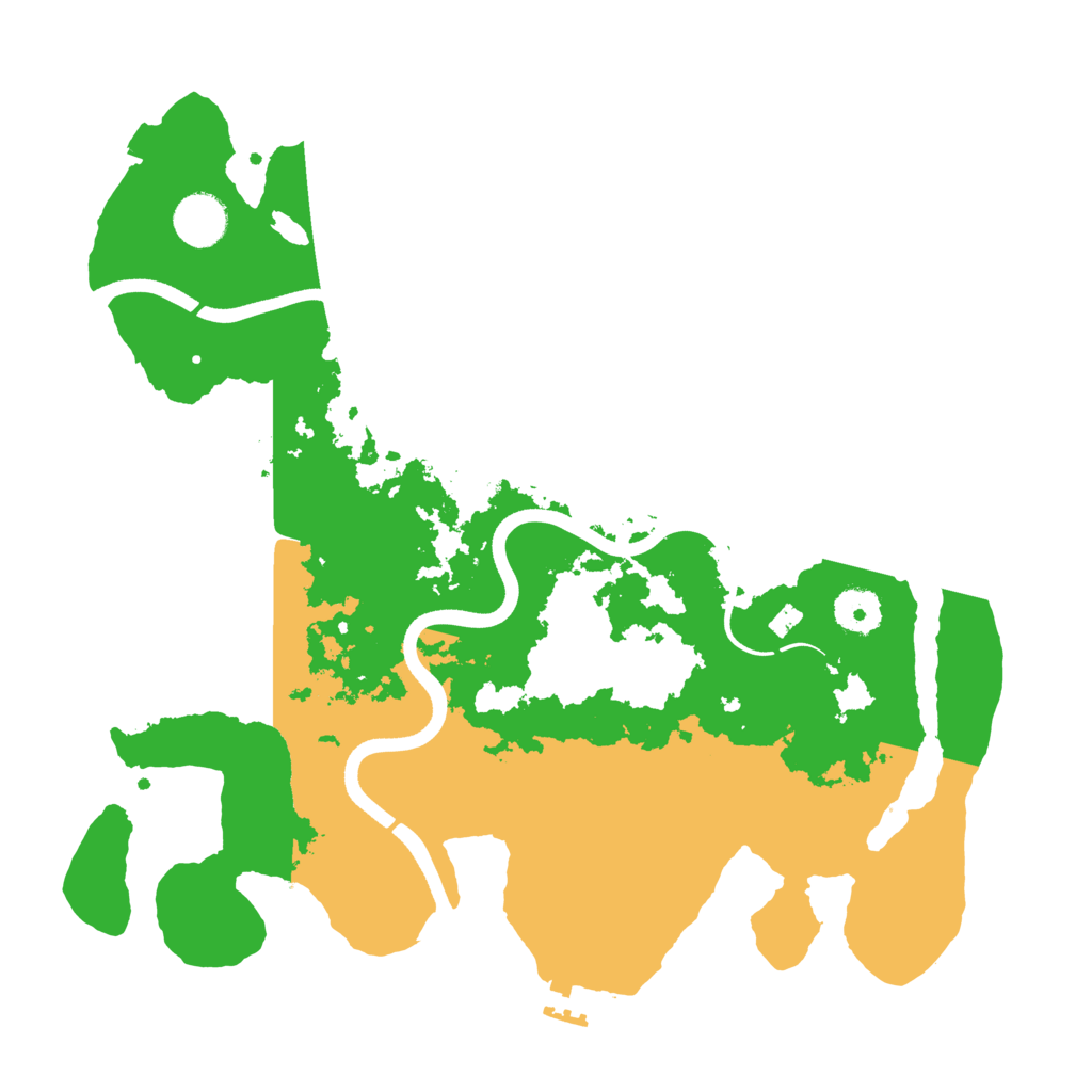 Biome Rust Map: Procedural Map, Size: 3600, Seed: 1884165356