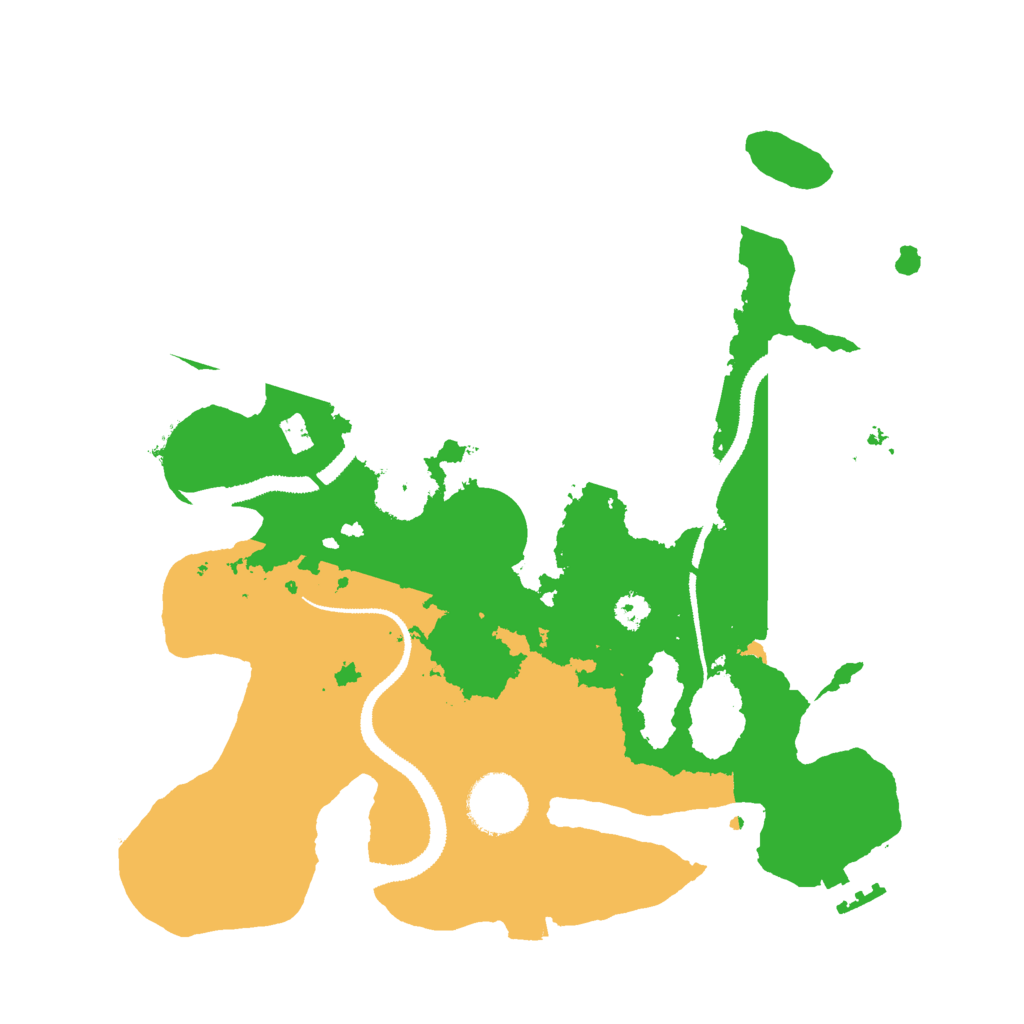 Biome Rust Map: Procedural Map, Size: 3000, Seed: 20251205