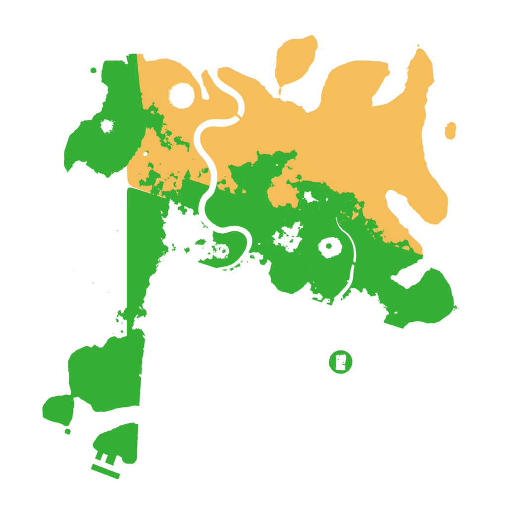 Biome Rust Map: Procedural Map, Size: 3500, Seed: 1867510321