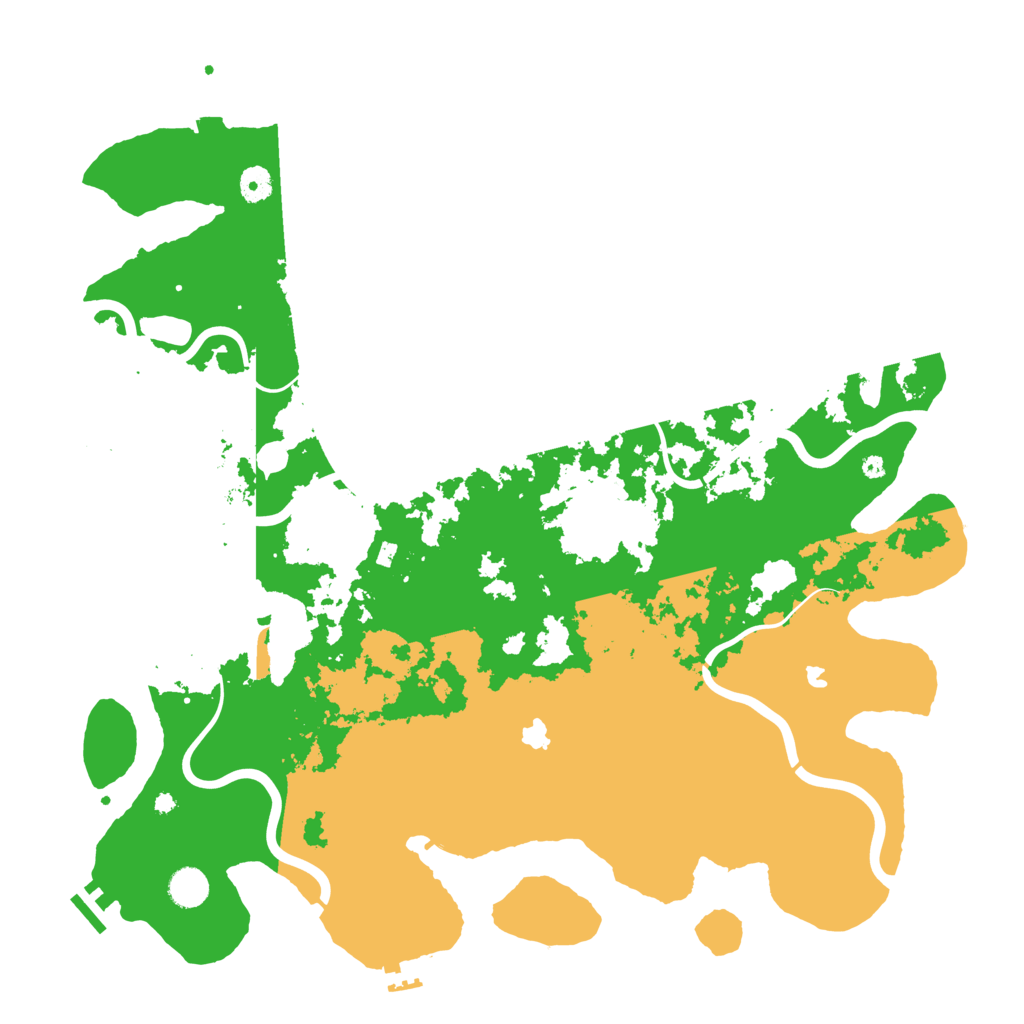 Biome Rust Map: Procedural Map, Size: 4500, Seed: 670585300