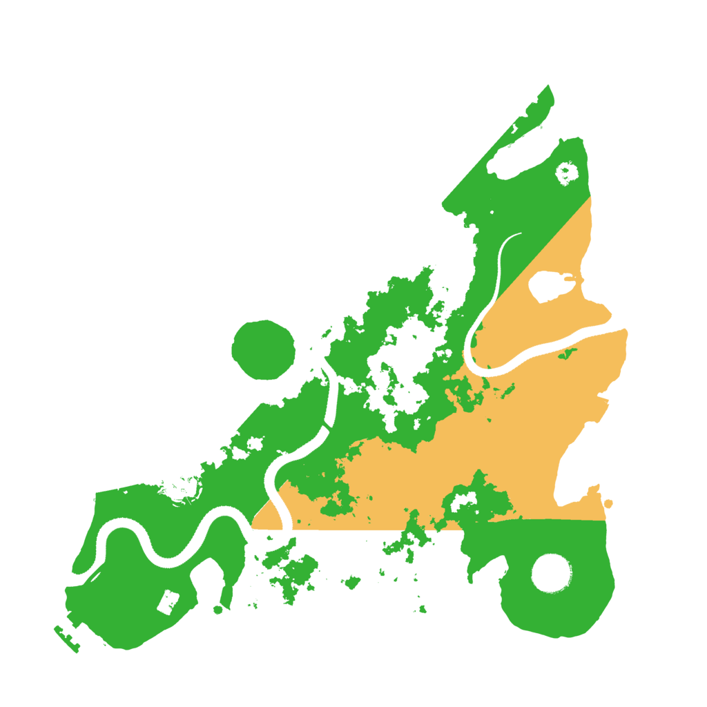 Biome Rust Map: Procedural Map, Size: 3200, Seed: 832552376