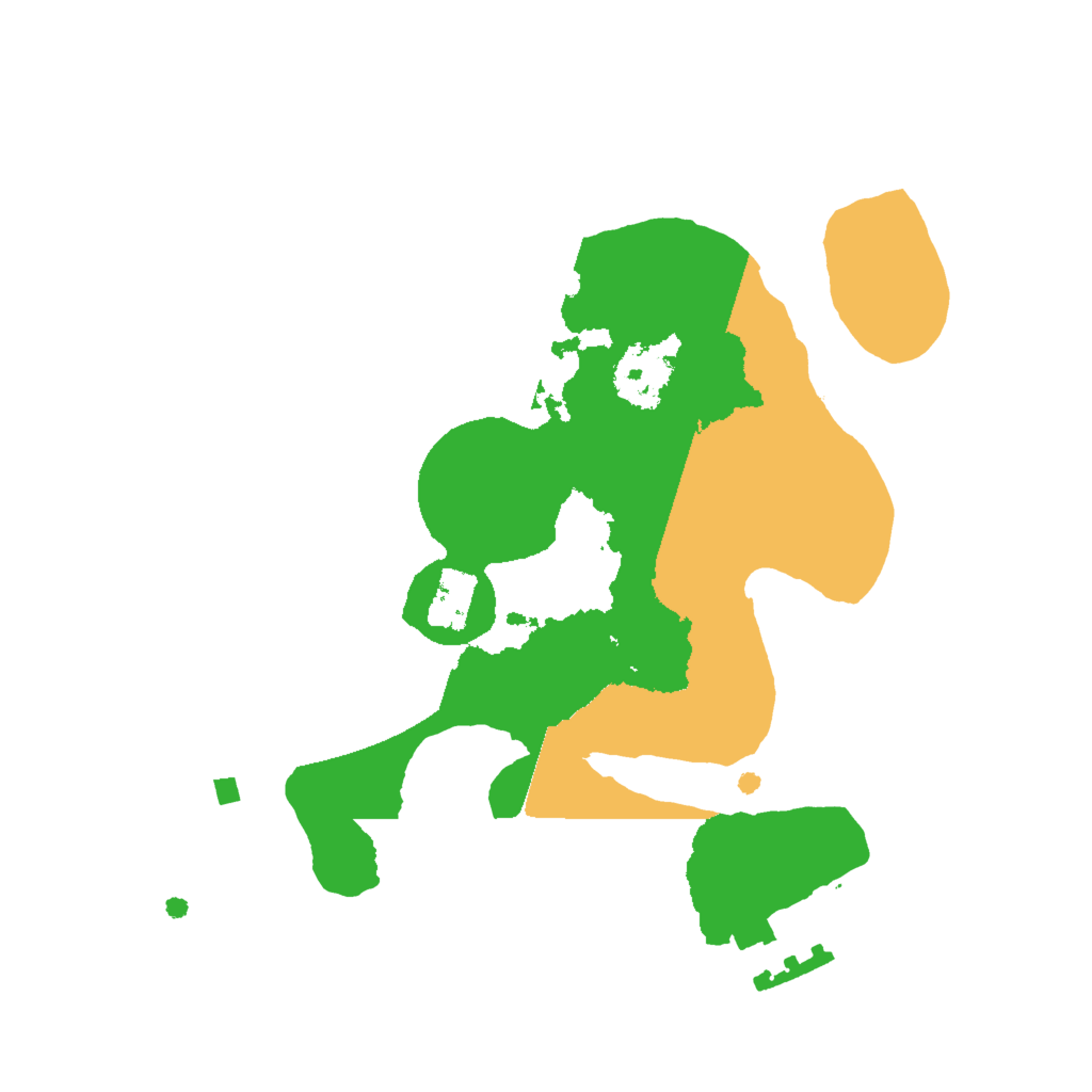 Biome Rust Map: Procedural Map, Size: 2000, Seed: 423690461