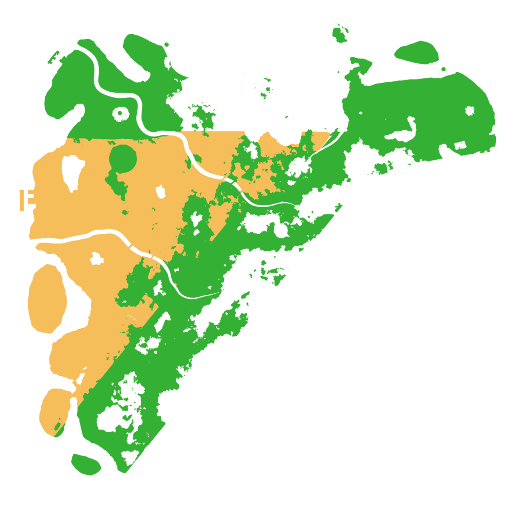 Biome Rust Map: Procedural Map, Size: 5000, Seed: 727302013