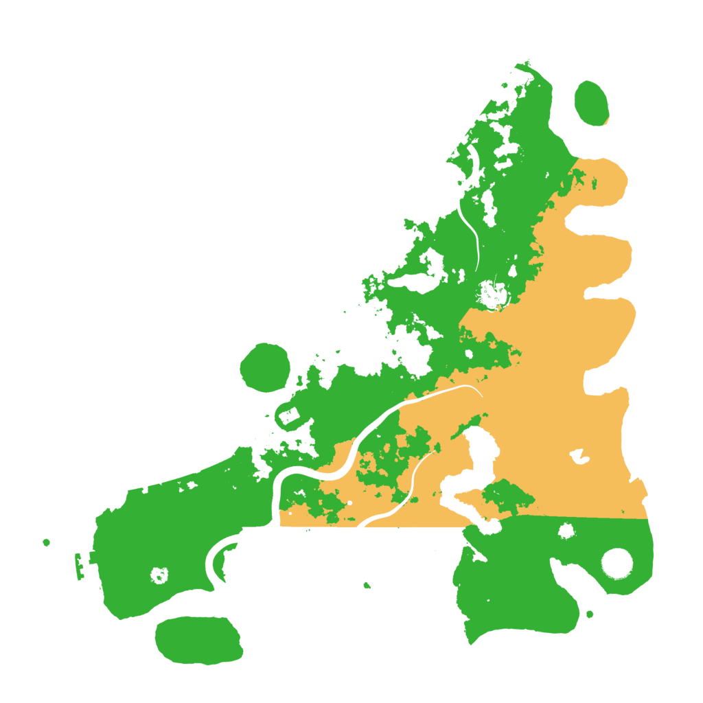 Biome Rust Map: Procedural Map, Size: 4000, Seed: 6534721