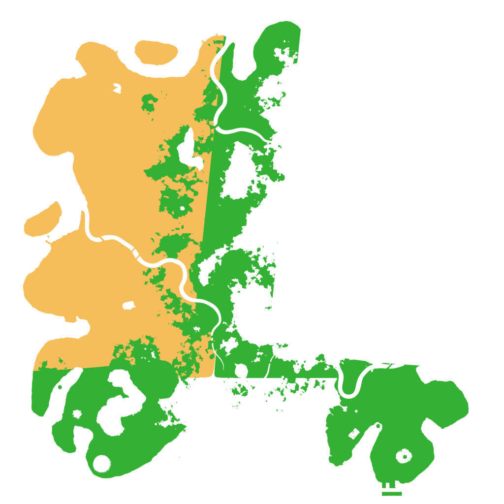 Biome Rust Map: Procedural Map, Size: 5100, Seed: 936157958