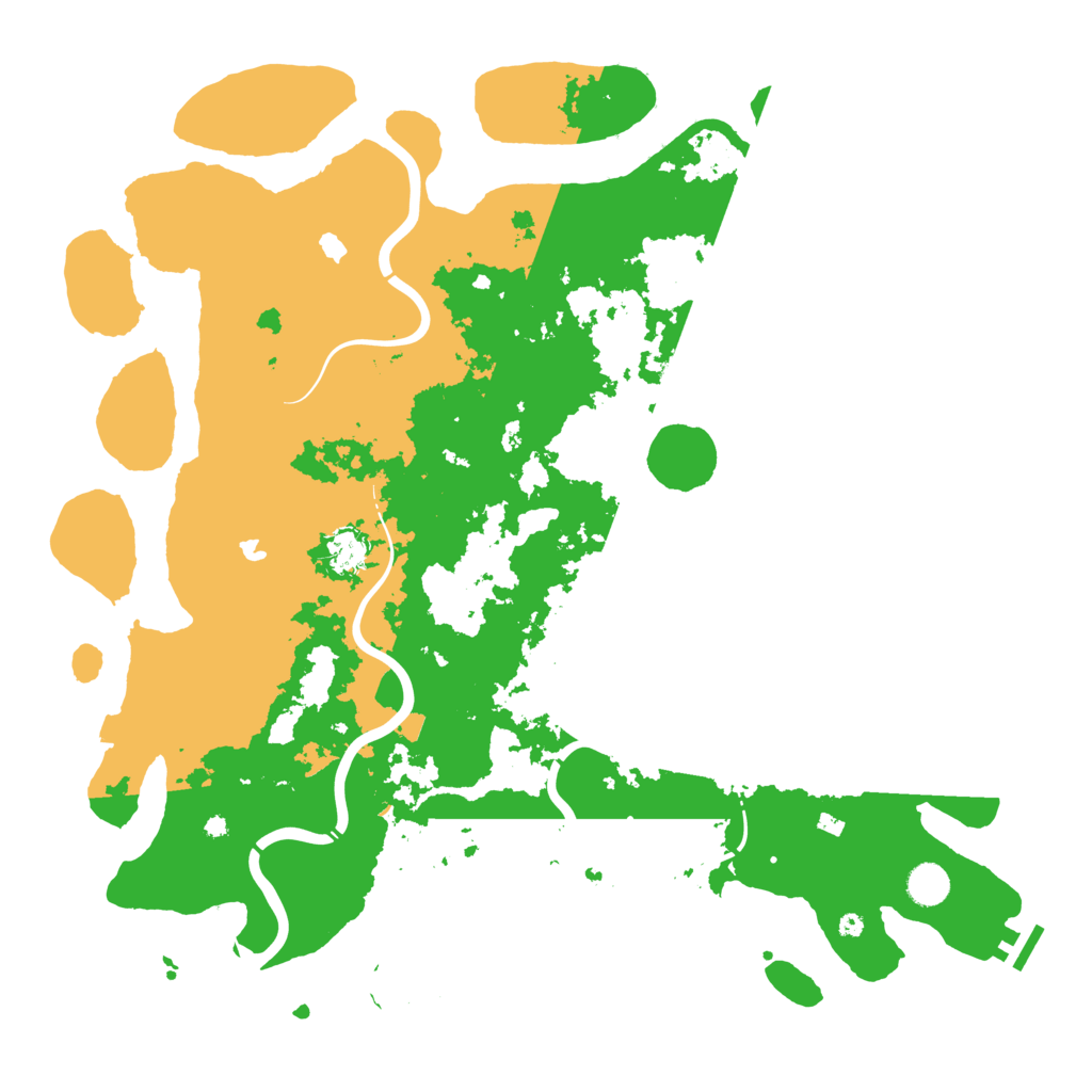 Biome Rust Map: Procedural Map, Size: 4500, Seed: 82700