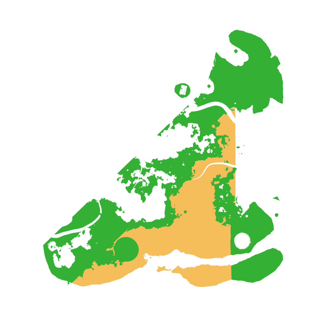 Biome Rust Map: Procedural Map, Size: 3500, Seed: 1359168364