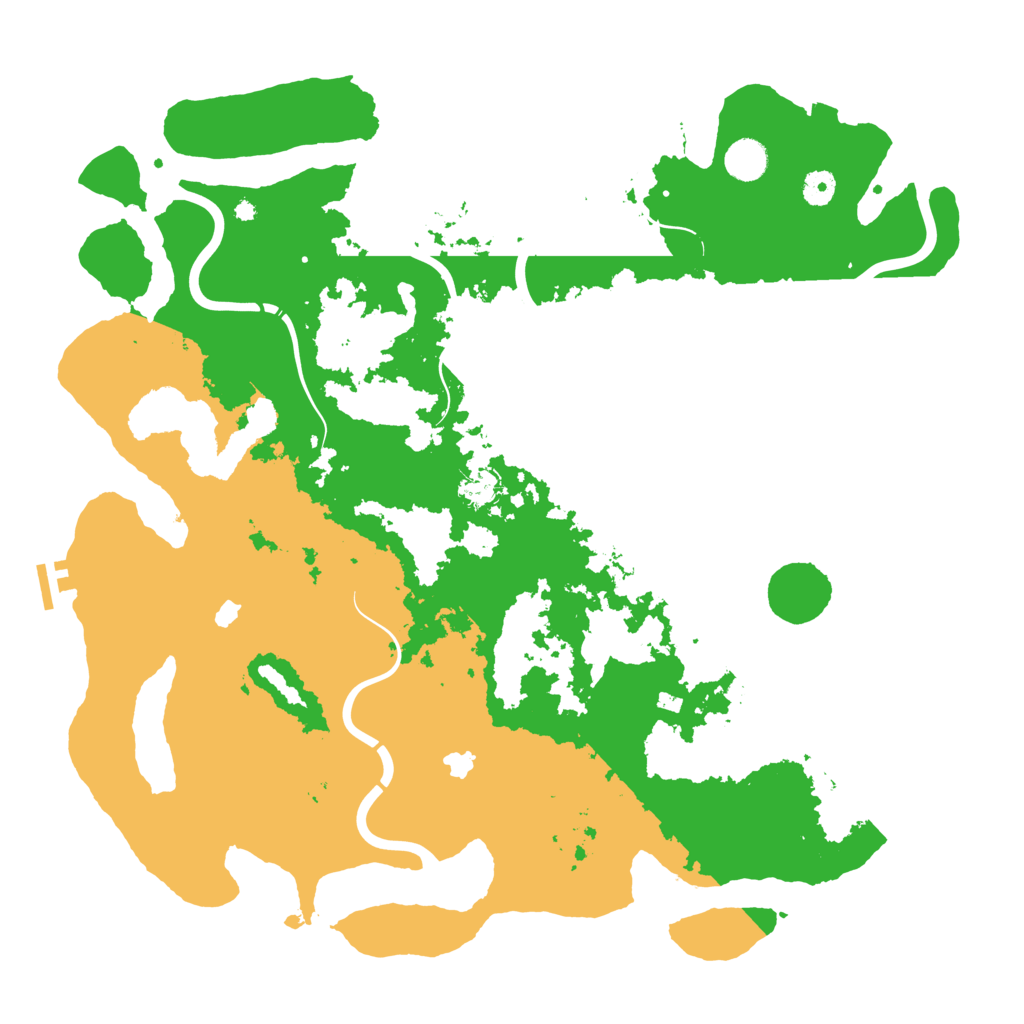 Biome Rust Map: Procedural Map, Size: 4500, Seed: 2093225092